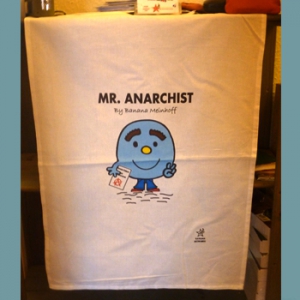 Mr Anarchist Tea Towel